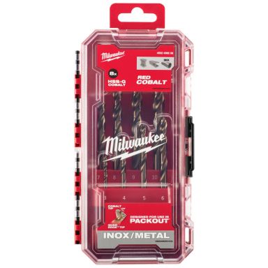 Milwaukee 4932499256 Metalboringssæt 8 dele