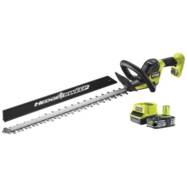 Ryobi ONE+ HP RY18HTX60A-125 Häcksax med batteri och laddare