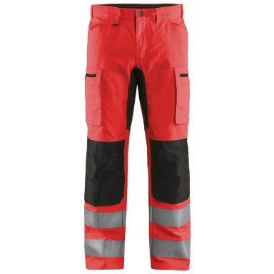 Blåkläder 158518115599C44 Työhousut huomiovärilliset, punainen/musta