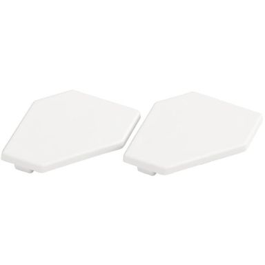 Hide-a-Lite Art Corner Endestykke hvit, 2-pakk