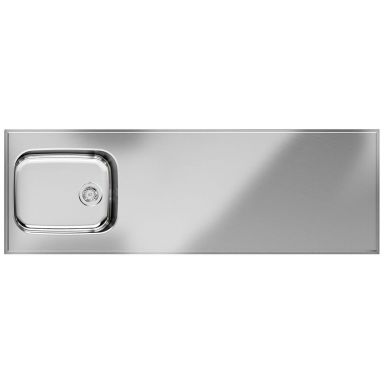 Purus Basic F PBF-1800 Køkkenvask 1800x600x30 mm, vendbar, rustfrit stål