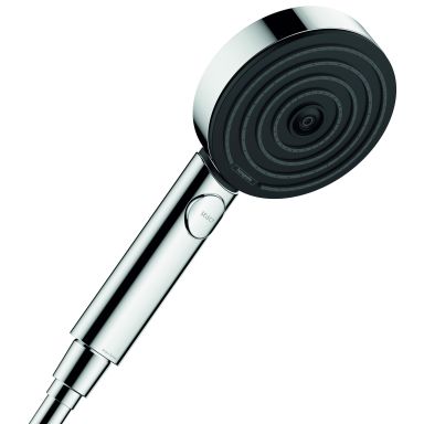 Hansgrohe Pulsify 24111000 Hånddusj 3 stråletyper, Ø105 mm, forkrommet