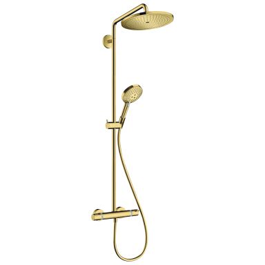 Hansgrohe Croma Select S 280 26890990 Brusesystem 150 c/c, poleret guld