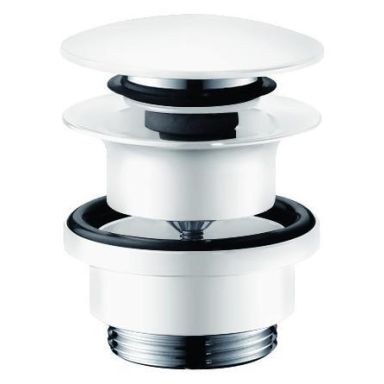 Hansgrohe 50100700 Bundventil til håndvask, push-open, 1 1/4"