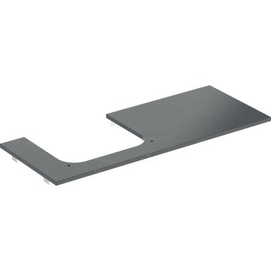 Geberit ONE 505.135.00.2 Benkeplate steintøy, svart