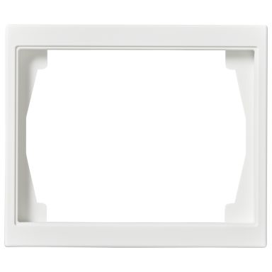 ABB 1721F100-884 Täckram 1-fack, vit, 100 mm