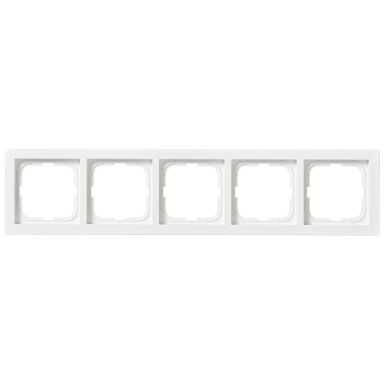 ABB 1725F85-884 Täckram 5-fack, vit, 85 mm