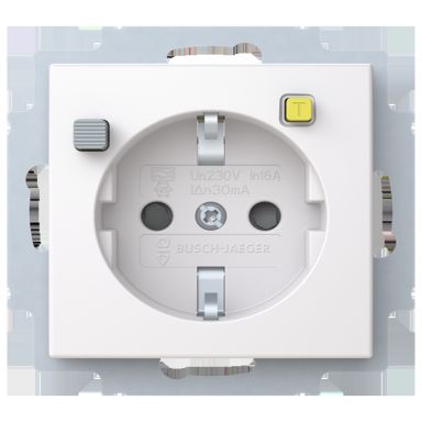 ABB Saga 3120EUC-916 Stikkontaktinnsats med jordfeilbryter