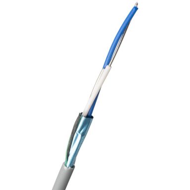 Nexans ELEQB Telekabel 2x0.8 mm, grå