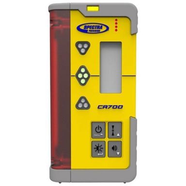 Spectra Precision CR700 Lasermodtager med batterier og monteringsbeslag