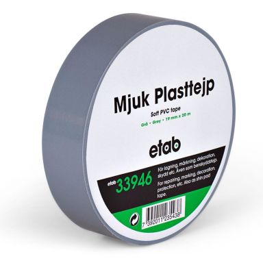 etab 33946 Plasttejp mjuk, PVC, 20 m