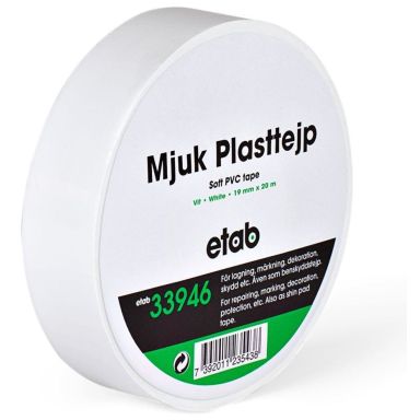 etab 33946 Plasttejp mjuk, PVC, 20 m