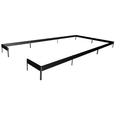 Halls F06445 Fundament 13 m², svart