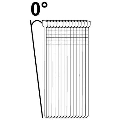 ESSVE F18 FZB Dykkere 0°, hvidt hoved, pakke med 4000