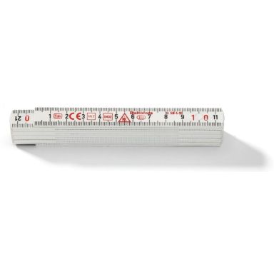 Hultafors G 59-1-10 VI Tommestok hvid, 1 meter