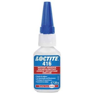 Loctite 416 Cyanoakrylatlim 20 g, för plast med längre fixeringstid