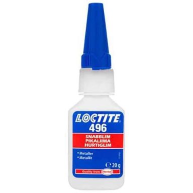 Loctite 496 Cyanoakrylatlim 20 g, extremt snabbhärdande