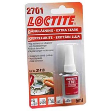 Loctite 2701 Kierrelukite 5 ml, korkea lujuus