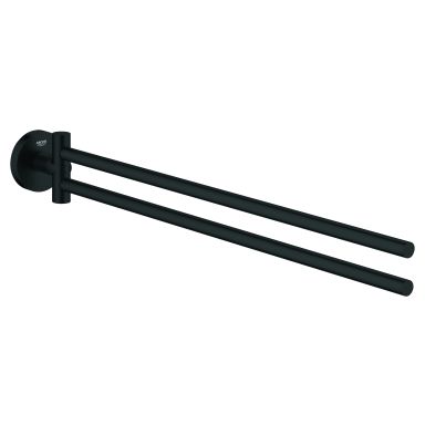 Grohe Start 411832430 Håndklestang dobbel, matt svart