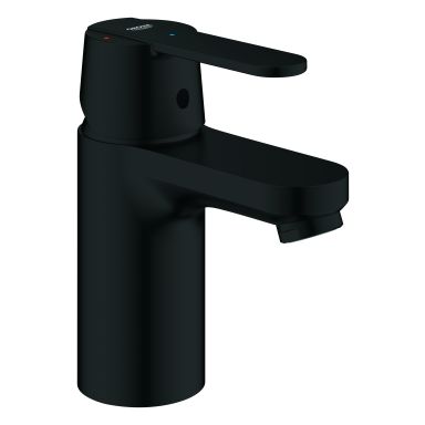 Grohe Get S Tvättställsblandare push open, mattsvart