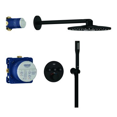 Grohe Precision SmartControl 348742430 Takdusjsett mattsvart
