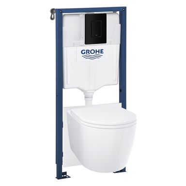 Grohe Solido 103847SH00 Seinä-WC-paketti 113 cm, valkoinen, huuhtelureunukseton