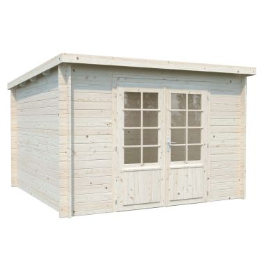 Palmako Ella Stuga 9 m²/inv. 8,7 m², utan golv, obehandlad