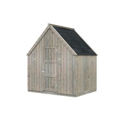 Palmako Emilia Förråd 4,4 m²/inv 4 m², grå tryckimpregnerad