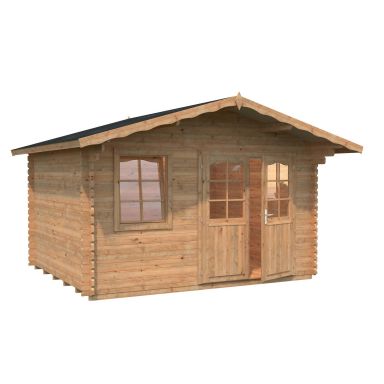 Palmako Emma Stuga 10,8 m²/inv. 10,4 m², brun impregnerad