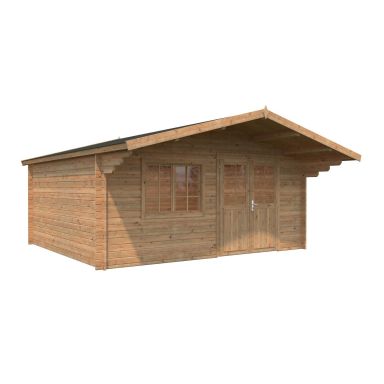 Palmako Britta Stuga 20,4/inv. 19,7 m², utan golv, brun, impr.