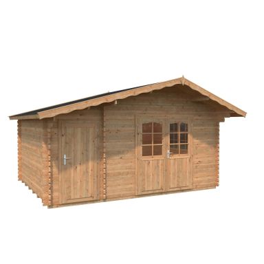Palmako Emma Stuga 14,9 m²/inv. 14,2 m², brun impregnerad