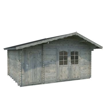 Palmako Emma Stuga 14,9 m²/inv. 14,2 m², grå impregnerad