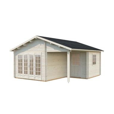 Palmako Irene Stuga 28,1 m²/inv. 21,9+5,2 m², impr. natur