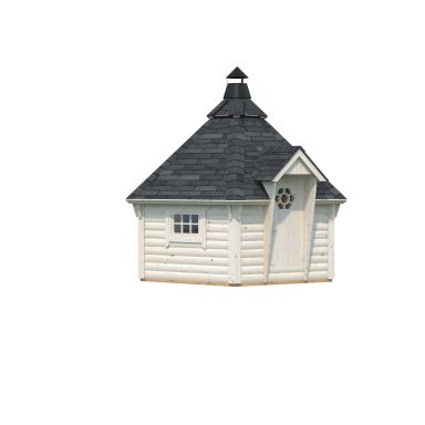 Palmako Eva Grillkåta 9,2 m²/inv. 8,7 m², impr. natur