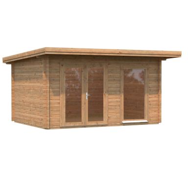 Palmako Heidi Stuga 12,3 m²/inv. 11,7 m², brun impregnerad