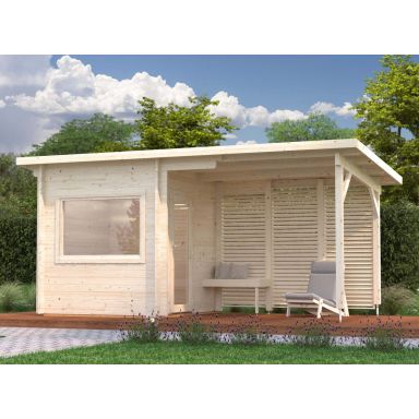 Palmako Sanna Bastu 10,5 m², Invändig 4,1 m², obehandlad