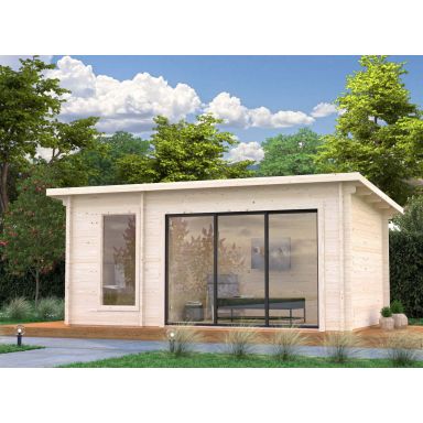 Palmako Sanna Bastu 13,5 m², Invändig 12,8 m², obehandlad