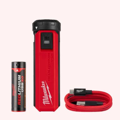 Milwaukee L4 PPS-301 Powerbank akulla ja varavirtalähteellä
