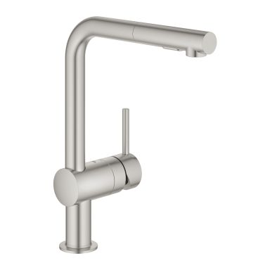 Grohe Minta Keittiöhana ilman astianpesukoneen sulkuventtiiliä, L-juoksuputkella