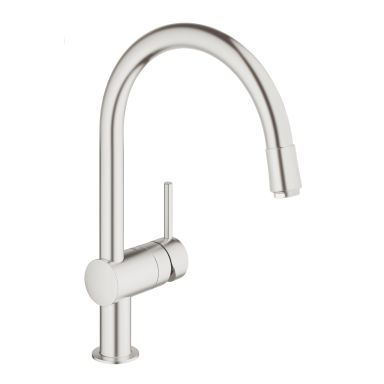 Grohe Minta Kjøkkenkran med uttrekkbar rør, SuperSteel