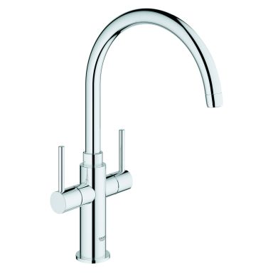 Grohe Ambi Cosmopolitan Kjøkkenkran høy rør, togreps
