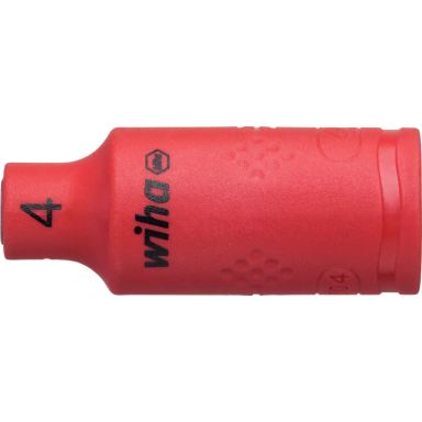 Wiha 43088 Hylsa 1/4", 42 mm, utvändig sexkant, 1000 V