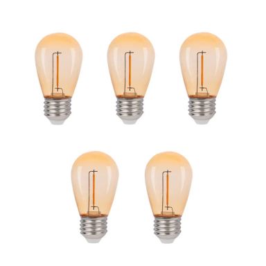 LightsOn Deco bulb 5141 Lyskilde E27, 12V, vintage, 5-pak