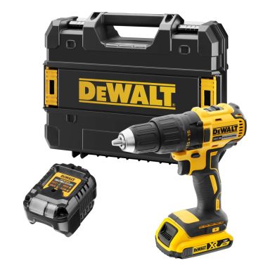 Dewalt DCD777D1T-QW Borrskruvdragare med batterier, laddare & väska