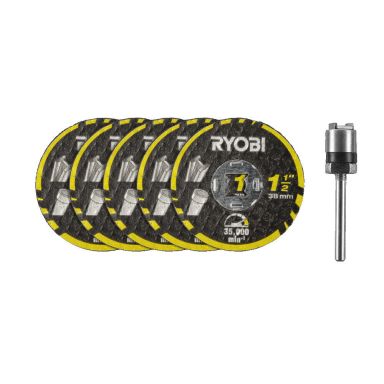 Ryobi RAR301-6 Metallkapskiva 38 mm, 6 delar