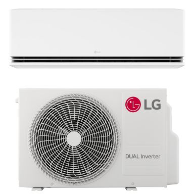 LG Deluxe DUALCOOL 09 Kit Luftvärmepump 5,7 kW maxeffekt, SCOP 4,6, 5 års garanti