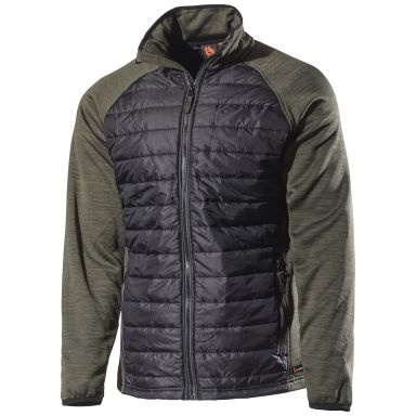 L.Brador 6090P Hybridjacka svart/grön
