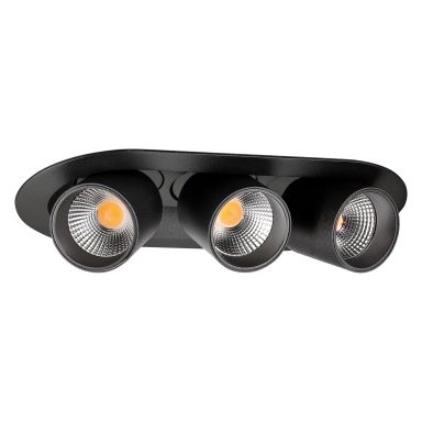 SG Armaturen Junistar Tube Round Downlight 15 W, 3 ljuspunkter
