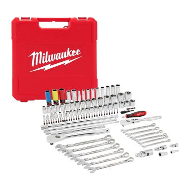 Milwaukee 4932501845 Mekanikersats 1/4&quot 3/8&quot och 1/2'', 108 delar