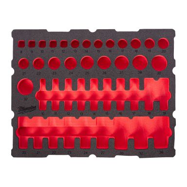Milwaukee 4932502034 Skuminlägg för 42 delar hylssats